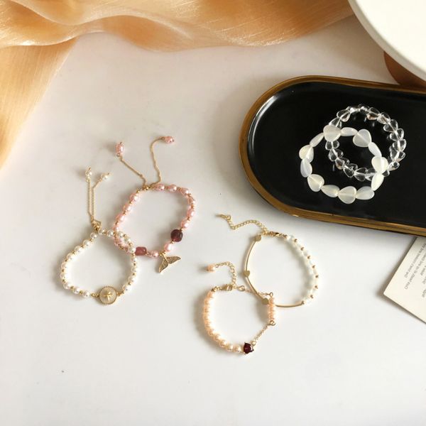 daily wear personalized multi style bracelet korean style playful white bracelet collection female, Black
daily wear personalized multi style bracelet korean style playful white bracelet collection female, Black