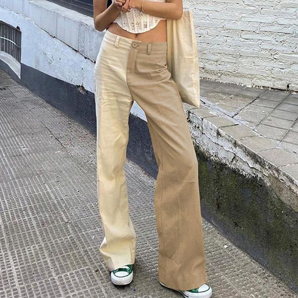 women's jeans khaki patchwork women high waist straight stitching streetwear denim trousers lady contrast color casual jean pants autum, Blue
women's jeans khaki patchwork women high waist straight stitching streetwear denim trousers lady contrast color casual jean pants autum, Blue