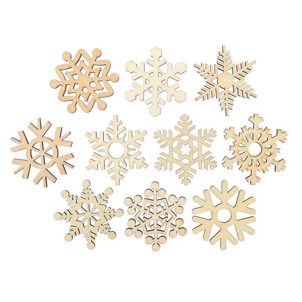 christmas decorations 10pcs assorted wooden snowflake cutouts craft embellishment gift tag wood ornament for weding diy
christmas decorations 10pcs assorted wooden snowflake cutouts craft embellishment gift tag wood ornament for weding diy