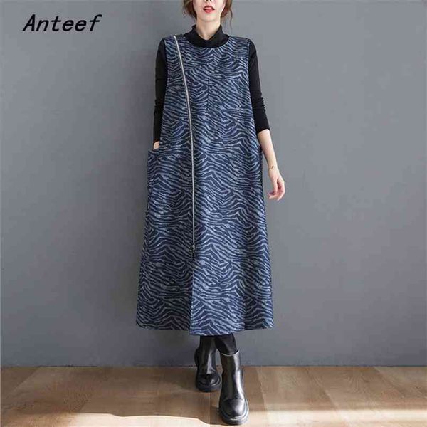 sleeveless plus size wool vintage for women casual loose long autumn winter vest dress elegant clothes ladies dresses 210517, Black;gray
sleeveless plus size wool vintage for women casual loose long autumn winter vest dress elegant clothes ladies dresses 210517, Black;gray