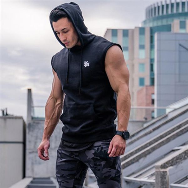 summer brand gyms clothing men bodybuilding cotton hooded tank sleeveless vest sweatshirt fitness workout sportswear, White;black
summer brand gyms clothing men bodybuilding cotton hooded tank sleeveless vest sweatshirt fitness workout sportswear, White;black