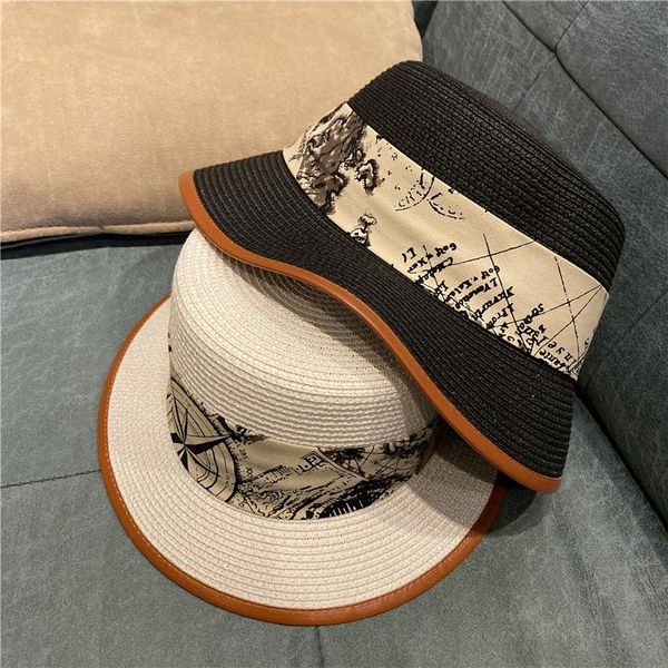 sun hats for women straw ribbon bucket hat ins summer female cap visors wide brim flat beach lady 2021, Blue;gray
sun hats for women straw ribbon bucket hat ins summer female cap visors wide brim flat beach lady 2021, Blue;gray
