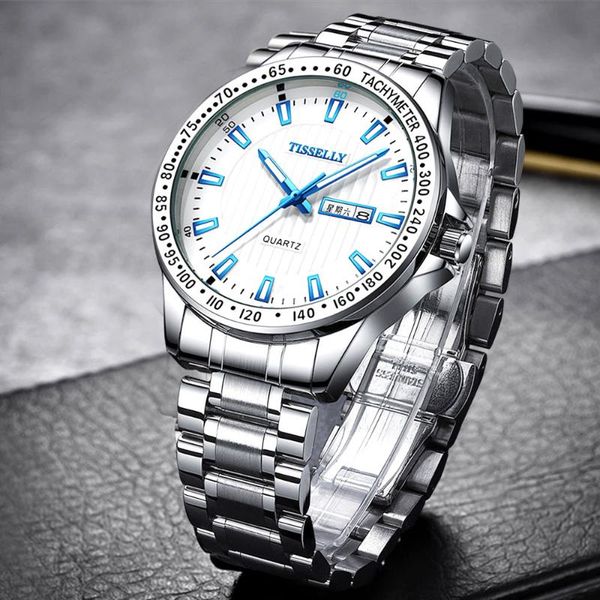 wristwatches stainless steel silver watch for men waterproof watches date luminous men's quartz luxury simple wrist, Slivery;brown
wristwatches stainless steel silver watch for men waterproof watches date luminous men's quartz luxury simple wrist, Slivery;brown