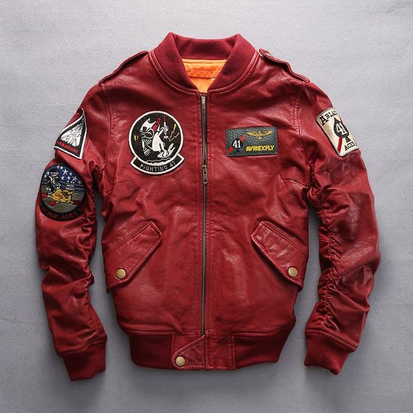 women's leather & faux 2022 militaly flight jacket with patches sheepskin genuine women motorcycle coat bomber lady, Black
women's leather & faux 2022 militaly flight jacket with patches sheepskin genuine women motorcycle coat bomber lady, Black