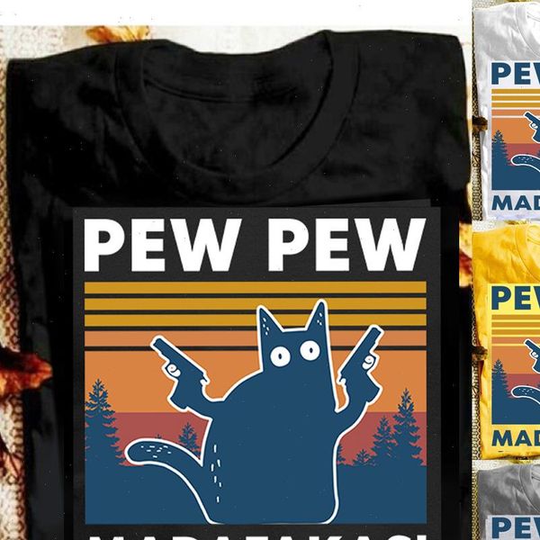 womens black cat pew madafakas t shirt funny gangster with gun meme retro humor tee, White
womens black cat pew madafakas t shirt funny gangster with gun meme retro humor tee, White