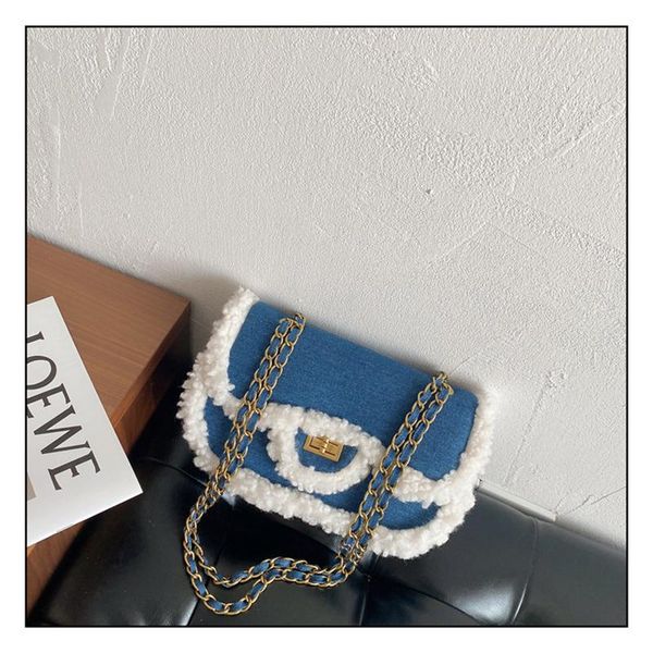 evening bags lamb wool denim chain small square bag luxury designer handbag for women shoulder sacos crossbody sac de luxe femme bolsa
evening bags lamb wool denim chain small square bag luxury designer handbag for women shoulder sacos crossbody sac de luxe femme bolsa