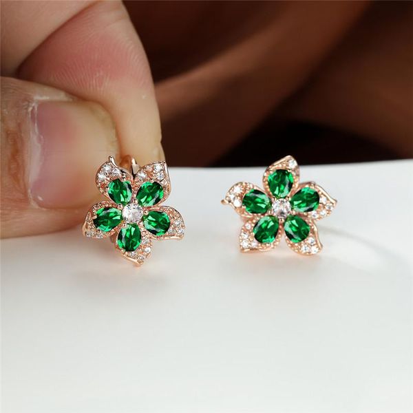 hoop & huggie cute flower multicolor zircon earrings rainbow crystal water drop stone rose gold color wedding for women, Golden;silver
hoop & huggie cute flower multicolor zircon earrings rainbow crystal water drop stone rose gold color wedding for women, Golden;silver