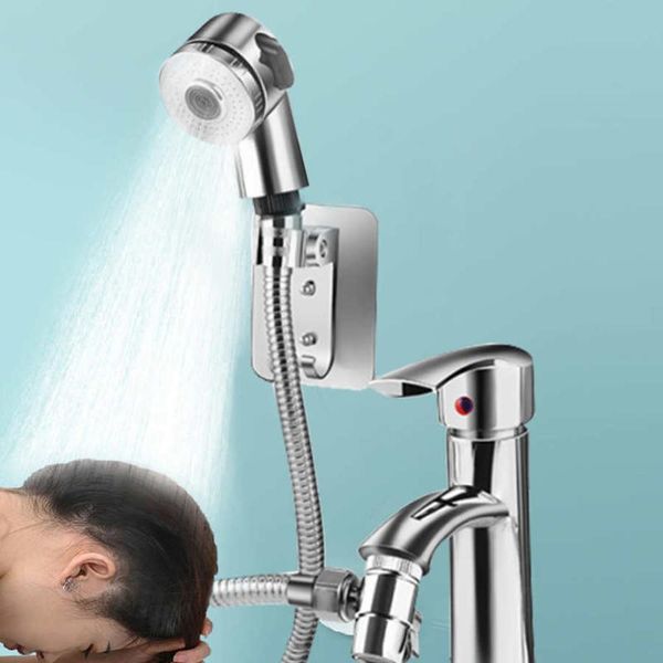pressurized shower head nozzle hand sprayer hair washing kit or faucet converter adapter set spa bathroom sets
pressurized shower head nozzle hand sprayer hair washing kit or faucet converter adapter set spa bathroom sets