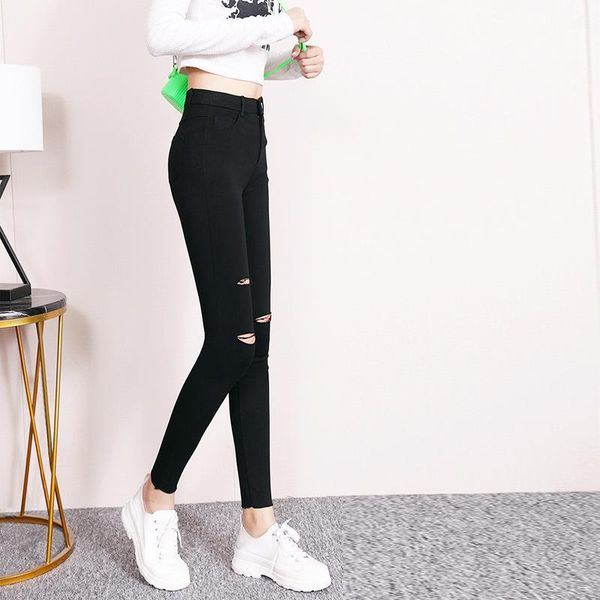 women's leggings ripped autumn streetwear women clothing for 2021 est high waist slim stretch magic black pencil pants
women's leggings ripped autumn streetwear women clothing for 2021 est high waist slim stretch magic black pencil pants