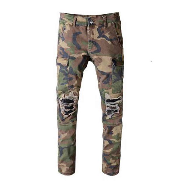 camouflage printed patchwork military men's biker jeans for moto slim fit straight army green pockets cargo denim pants trousers, Blue
camouflage printed patchwork military men's biker jeans for moto slim fit straight army green pockets cargo denim pants trousers, Blue