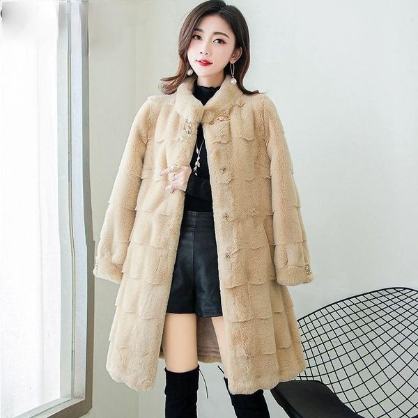 women's fur & faux 2021 women fashion mink coat female winter thick warm long sleeve casual loose solid outerwear z594, Black
women's fur & faux 2021 women fashion mink coat female winter thick warm long sleeve casual loose solid outerwear z594, Black