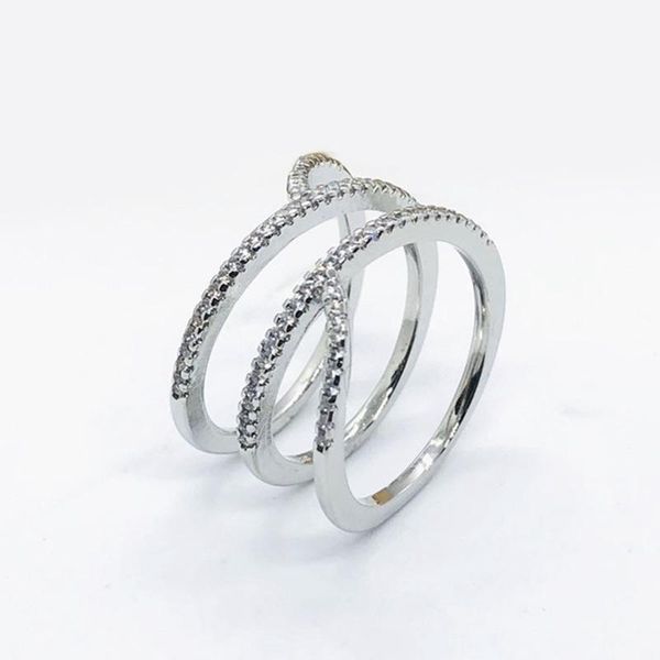 wedding rings silver color sparkling for women couples fashion multi-layer cross wave inlaid zircon ring elegant party jewelry gifts, Slivery;golden
wedding rings silver color sparkling for women couples fashion multi-layer cross wave inlaid zircon ring elegant party jewelry gifts, Slivery;golden