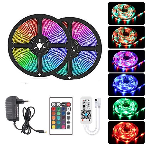 strips 2835 rgb led strip set dc12v waterproof wifi flexible 5m 10m 15m tape light remote controller twinkel lights neon
strips 2835 rgb led strip set dc12v waterproof wifi flexible 5m 10m 15m tape light remote controller twinkel lights neon