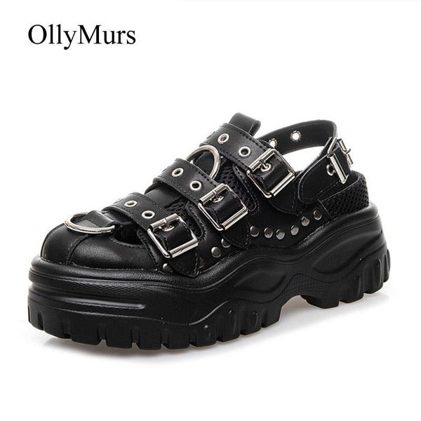 dress shoes sandalias mujer casual women rivets sandals platform zapatos de gladiators buckle chaussures femme ladies footware, Black
dress shoes sandalias mujer casual women rivets sandals platform zapatos de gladiators buckle chaussures femme ladies footware, Black