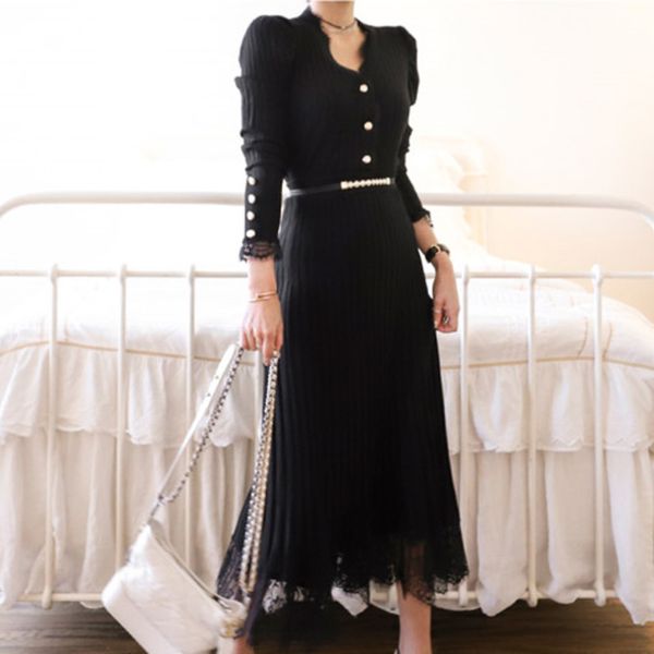 skirts 2021 female spring 2 piece of single mesh lace breasted cardigan sweater + high waist skirt long suit two pieces together, Black
skirts 2021 female spring 2 piece of single mesh lace breasted cardigan sweater + high waist skirt long suit two pieces together, Black