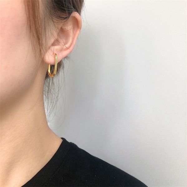 EY2 925 pure and silver simple u-shaped earrings geometric line oval earrings for men and women stud, Golden;silver
EY2 925 pure and silver simple u-shaped earrings geometric line oval earrings for men and women stud, Golden;silver