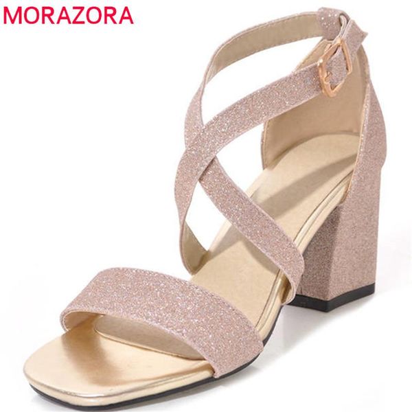 style women sandals simple buckle summer shoes solid color wedding square heels woman silvery, Black
style women sandals simple buckle summer shoes solid color wedding square heels woman silvery, Black