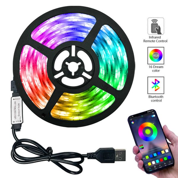led strip lights bluetooth usb 5050 smd 2835 luces led para habitacion dc 5v desk screen tv bedroom room rgb background lighting
led strip lights bluetooth usb 5050 smd 2835 luces led para habitacion dc 5v desk screen tv bedroom room rgb background lighting