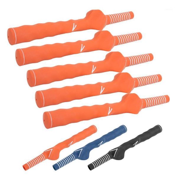 portable 5pcs swing club hand grip rubber beginner practice training rod correction accessory complete set of clubs1
portable 5pcs swing club hand grip rubber beginner practice training rod correction accessory complete set of clubs1