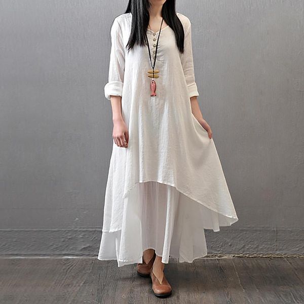 casual dresses women loose dress female long sleeve cotton linen boho 2021 autumn leisure irregular vestido de mujer #3, Black;gray
casual dresses women loose dress female long sleeve cotton linen boho 2021 autumn leisure irregular vestido de mujer #3, Black;gray
