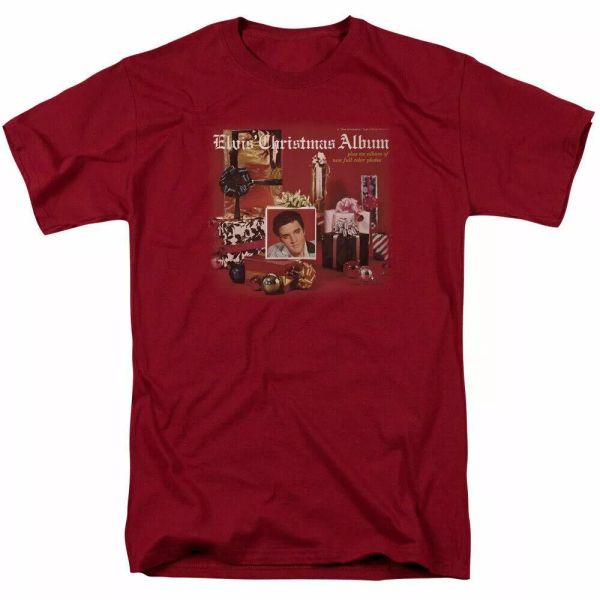 elvis presley the christmas album t shirt mens licensed the king tee cardinal, White;black
elvis presley the christmas album t shirt mens licensed the king tee cardinal, White;black