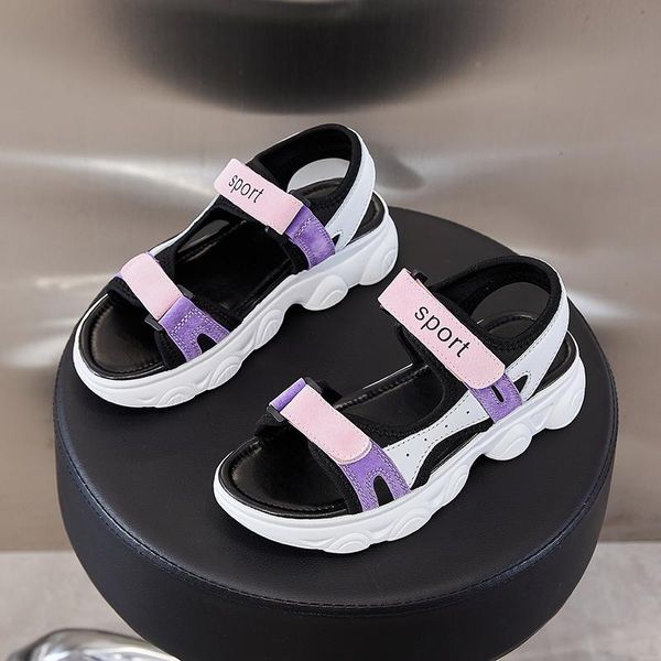 sandals 2021 summer junior high school students leather wild fashion ins trendy girls open-toed sports women, Black
sandals 2021 summer junior high school students leather wild fashion ins trendy girls open-toed sports women, Black