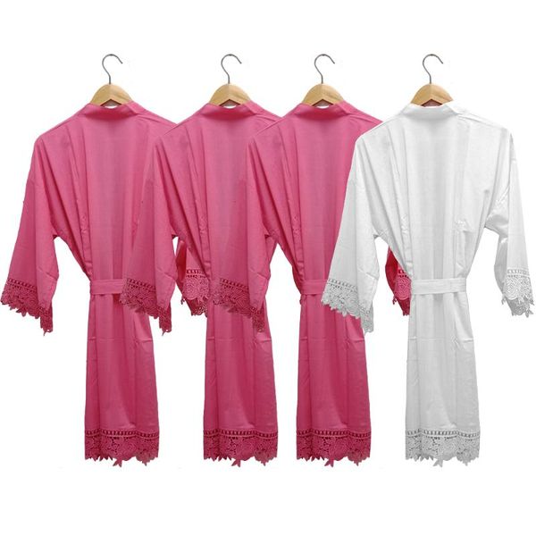 women's sleepwear bridesmaid robes lace bride women wedding robe kimono bridal bathrobe white, Black;red
women's sleepwear bridesmaid robes lace bride women wedding robe kimono bridal bathrobe white, Black;red