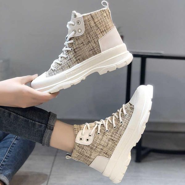 boots 2021 spring high sports shoes versatile student autumn leisure women's fashion, Black
boots 2021 spring high sports shoes versatile student autumn leisure women's fashion, Black