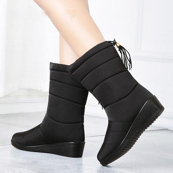 boots mid-calf down women waterproof winter female shoes warm ladies snow bootie wedge rubber plush botas mujer 2021, Black
boots mid-calf down women waterproof winter female shoes warm ladies snow bootie wedge rubber plush botas mujer 2021, Black