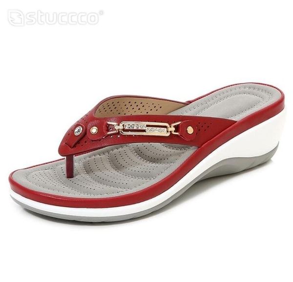 summer women slippers metal button slides shoes wedge beach sandals outside platform leisure flip flop hy363, Black
summer women slippers metal button slides shoes wedge beach sandals outside platform leisure flip flop hy363, Black