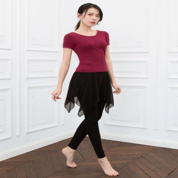 ballet dancing suit fashion trends women dance stage performance clothing wine red round-neck blouse black skirt pants wear, Black;red
ballet dancing suit fashion trends women dance stage performance clothing wine red round-neck blouse black skirt pants wear, Black;red