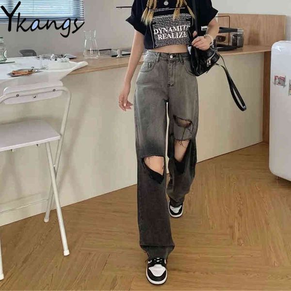 gradient color ripped hole fringe high waist wide leg jeans streetwear harajuku hip hop gothic women denim pants baggy trousers 211129, Blue
gradient color ripped hole fringe high waist wide leg jeans streetwear harajuku hip hop gothic women denim pants baggy trousers 211129, Blue