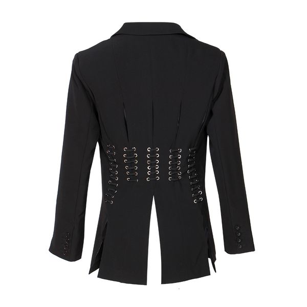 fashion spring casual jackets women blazer lapel long sleeve button bandage split slim black female coat clothes, White
fashion spring casual jackets women blazer lapel long sleeve button bandage split slim black female coat clothes, White