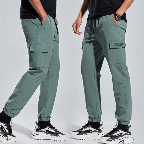running pants summer thin quick dry breathable loose men soccer basketball training trousers fitness gym workout sport, Black;blue
running pants summer thin quick dry breathable loose men soccer basketball training trousers fitness gym workout sport, Black;blue
