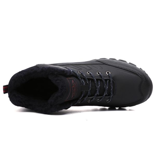 leather waterproof warm fur snow men outdoor winter work casual shoes military combat ankle boots hiking, Black
leather waterproof warm fur snow men outdoor winter work casual shoes military combat ankle boots hiking, Black