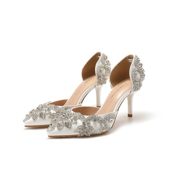 dress shoes wedding pumps crystal high heels women point toe bride party daimond 2021, Black
dress shoes wedding pumps crystal high heels women point toe bride party daimond 2021, Black