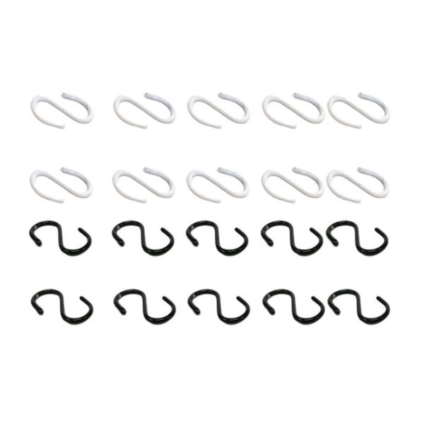 hooks & rails 2 set/20 pcs alloy hanging hook decorations small s shape portable hanger ornament doll house loyout props supplies (black,
hooks & rails 2 set/20 pcs alloy hanging hook decorations small s shape portable hanger ornament doll house loyout props supplies (black,