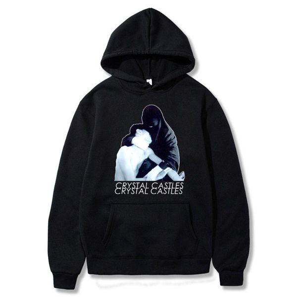 men's hoodies & sweatshirts crystal castles printed hip hop long sleeve pullover loose casual streetwear for men and women hoodie, Black
men's hoodies & sweatshirts crystal castles printed hip hop long sleeve pullover loose casual streetwear for men and women hoodie, Black