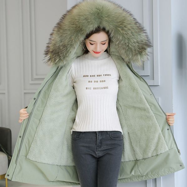 cotton medium and long imitation rabbit hair cotton padded clothes women's korean version large wool collar student, Black
cotton medium and long imitation rabbit hair cotton padded clothes women's korean version large wool collar student, Black