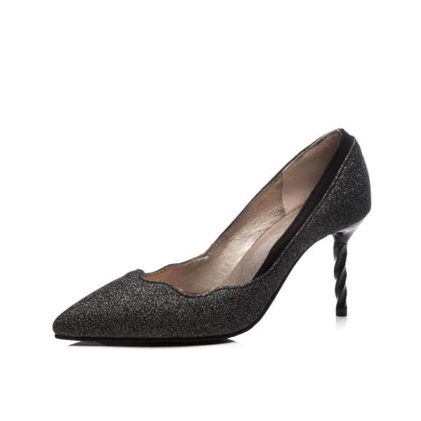 dress shoes oversized pointed sequin stiletto ladies high heels women woman pumps, Black
dress shoes oversized pointed sequin stiletto ladies high heels women woman pumps, Black