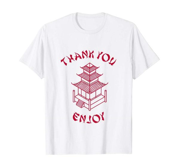 men's t-shirts chinese takeout food thank you enjoy funny tshirt costume, White;black
men's t-shirts chinese takeout food thank you enjoy funny tshirt costume, White;black