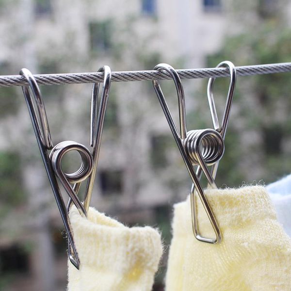 hooks & rails 5/8pcs multipurpose stainless steel clips clothes pins pegs holders clothing clamps sealing clip household clothespin
hooks & rails 5/8pcs multipurpose stainless steel clips clothes pins pegs holders clothing clamps sealing clip household clothespin