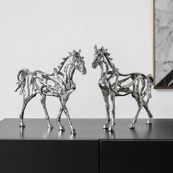 decorative objects & figurines luxury electroplating silver hollow horse ornaments home decoration space art living room el northern europe
decorative objects & figurines luxury electroplating silver hollow horse ornaments home decoration space art living room el northern europe