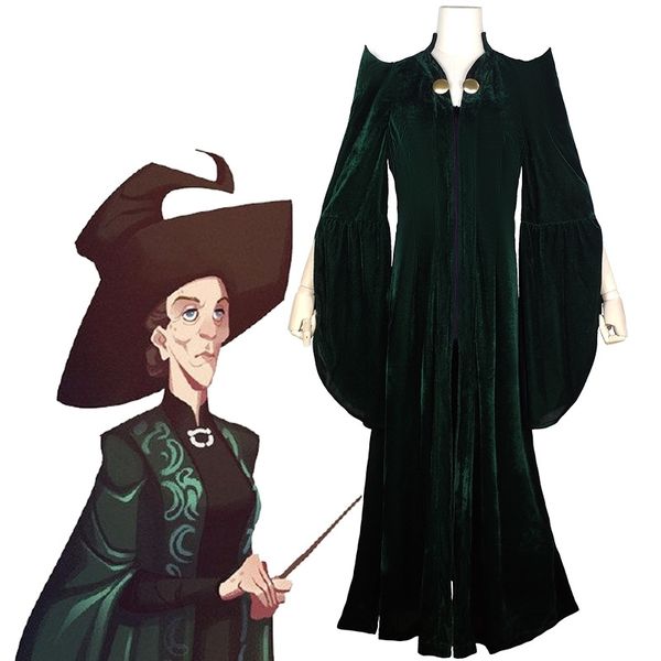 harry potter cos mileva mcgonagall professor cosplay hogwarts college president robe, Black;red
harry potter cos mileva mcgonagall professor cosplay hogwarts college president robe, Black;red