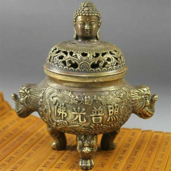 fragrance lamps old chinese folk collection bronze copper buddha dragon incense burner censer statues for decoration ornaments
fragrance lamps old chinese folk collection bronze copper buddha dragon incense burner censer statues for decoration ornaments