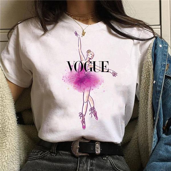 bonjean fashion brand summer mens t shirt and women vogue ballet printed o neck tee femme casual clothes, White;black
bonjean fashion brand summer mens t shirt and women vogue ballet printed o neck tee femme casual clothes, White;black