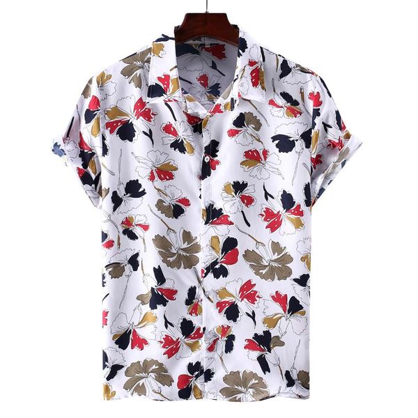 men's casual shirts fardress hawaiian resort style short-sleeved printed shirt, White;black
men's casual shirts fardress hawaiian resort style short-sleeved printed shirt, White;black