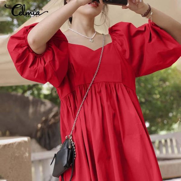 party dresses women's celmia v-neck vestidos summer pleated puff sleeve mini dress 2021 lady casual loose korean style sweet robe, White;black
party dresses women's celmia v-neck vestidos summer pleated puff sleeve mini dress 2021 lady casual loose korean style sweet robe, White;black