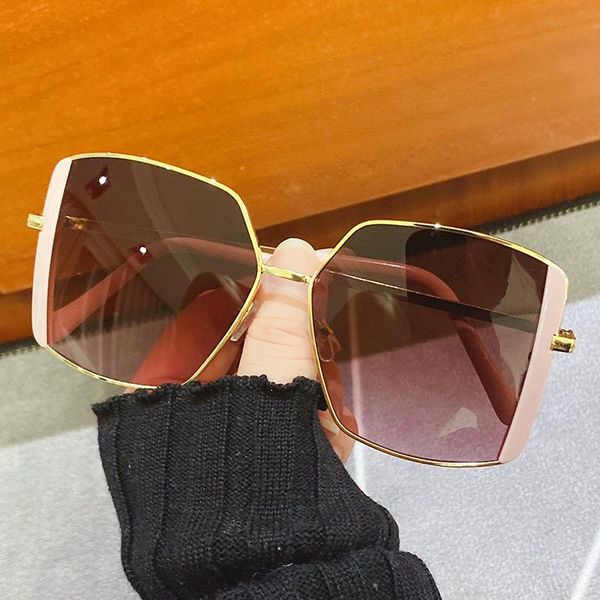 sunglasses 2021 fashion women classic brand design sun glasses men metal polygon oversized frame uv400, White;black
sunglasses 2021 fashion women classic brand design sun glasses men metal polygon oversized frame uv400, White;black