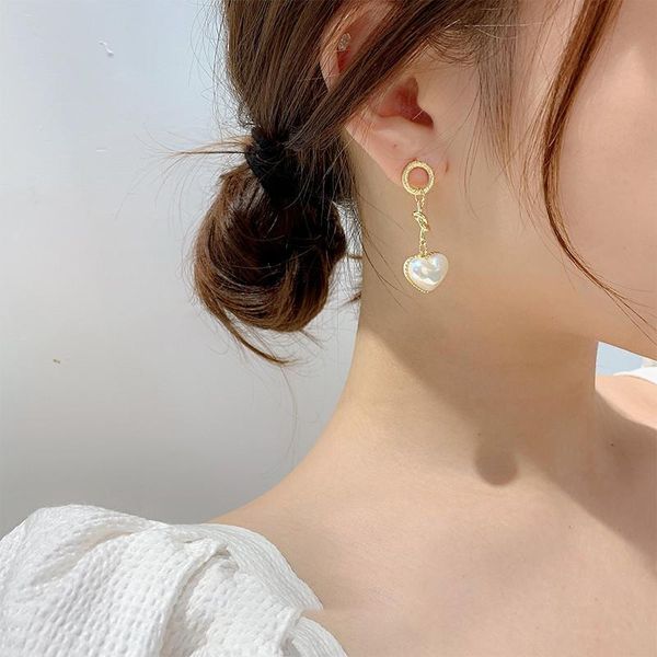 stud 2021 vintage long imitation pearl love earrings for women girl elegant metal gold color fashion jewelry gifts, Golden;silver
stud 2021 vintage long imitation pearl love earrings for women girl elegant metal gold color fashion jewelry gifts, Golden;silver